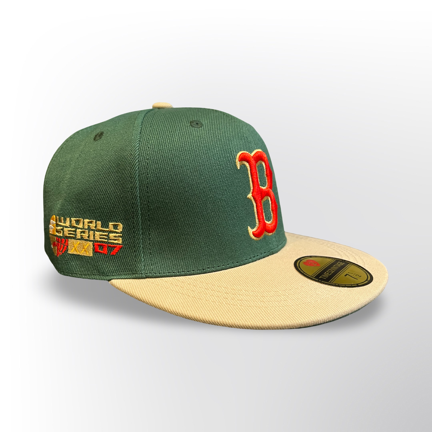 Green Monster Boston - Green/Beige Fitted