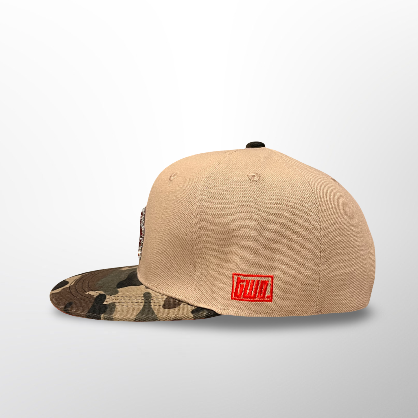 Diamonds Dancing LA - Tan/Camo Snap Back