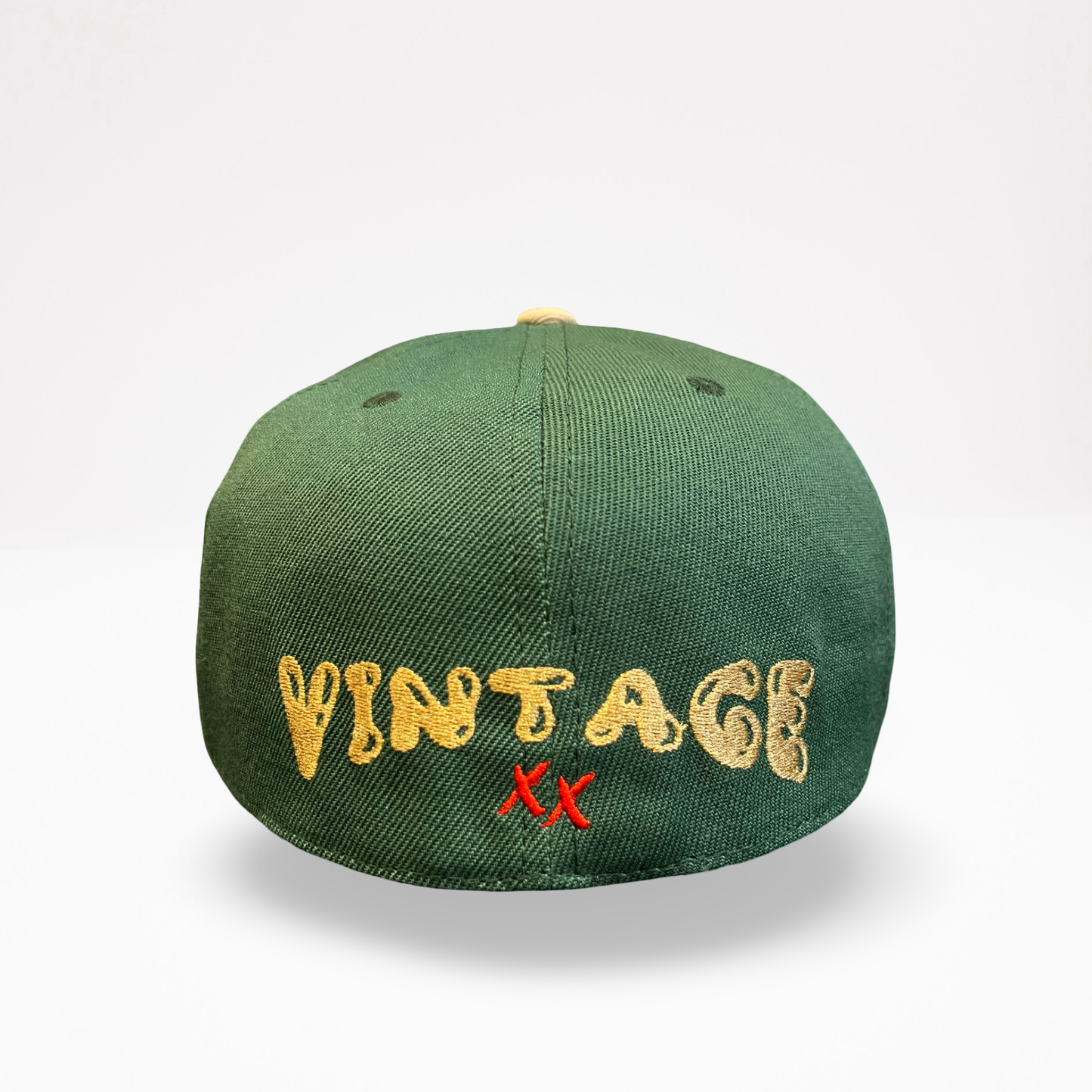 Green Monster Boston - Green/Beige Fitted
