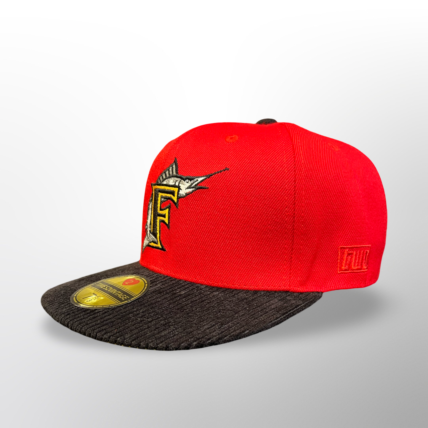 I Love FL - Red/Black Fitted