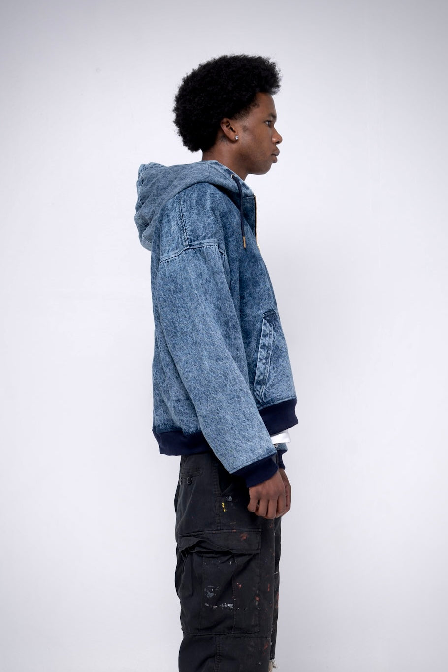 V1 Worker Jacket - Acid Wash
