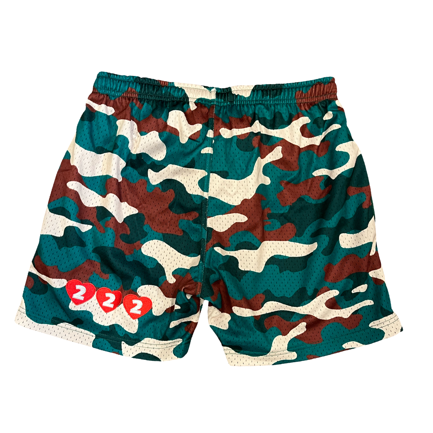 One With Nature Shorts - Green Camo
