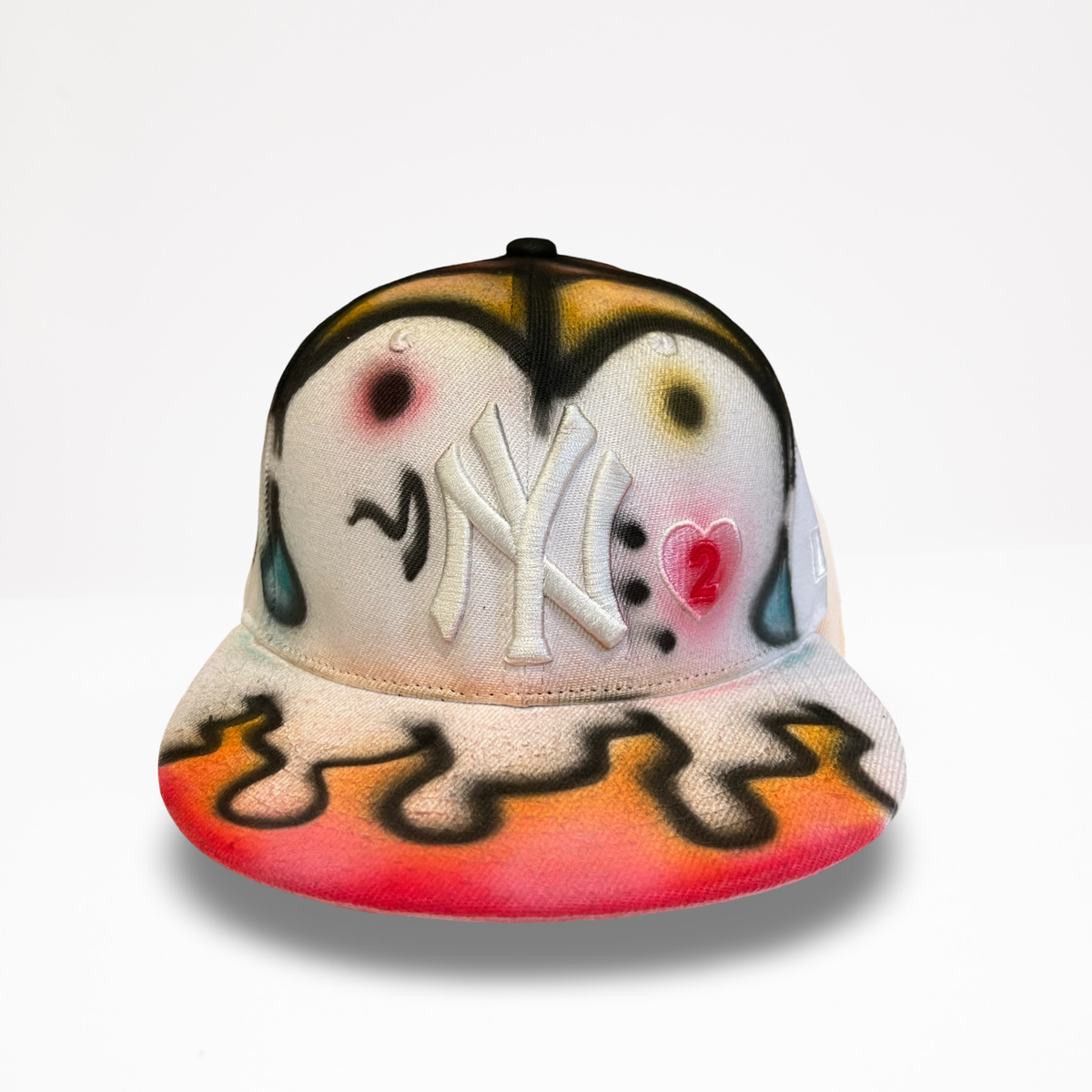 Afrobaby Graffiti NY - White Fitted