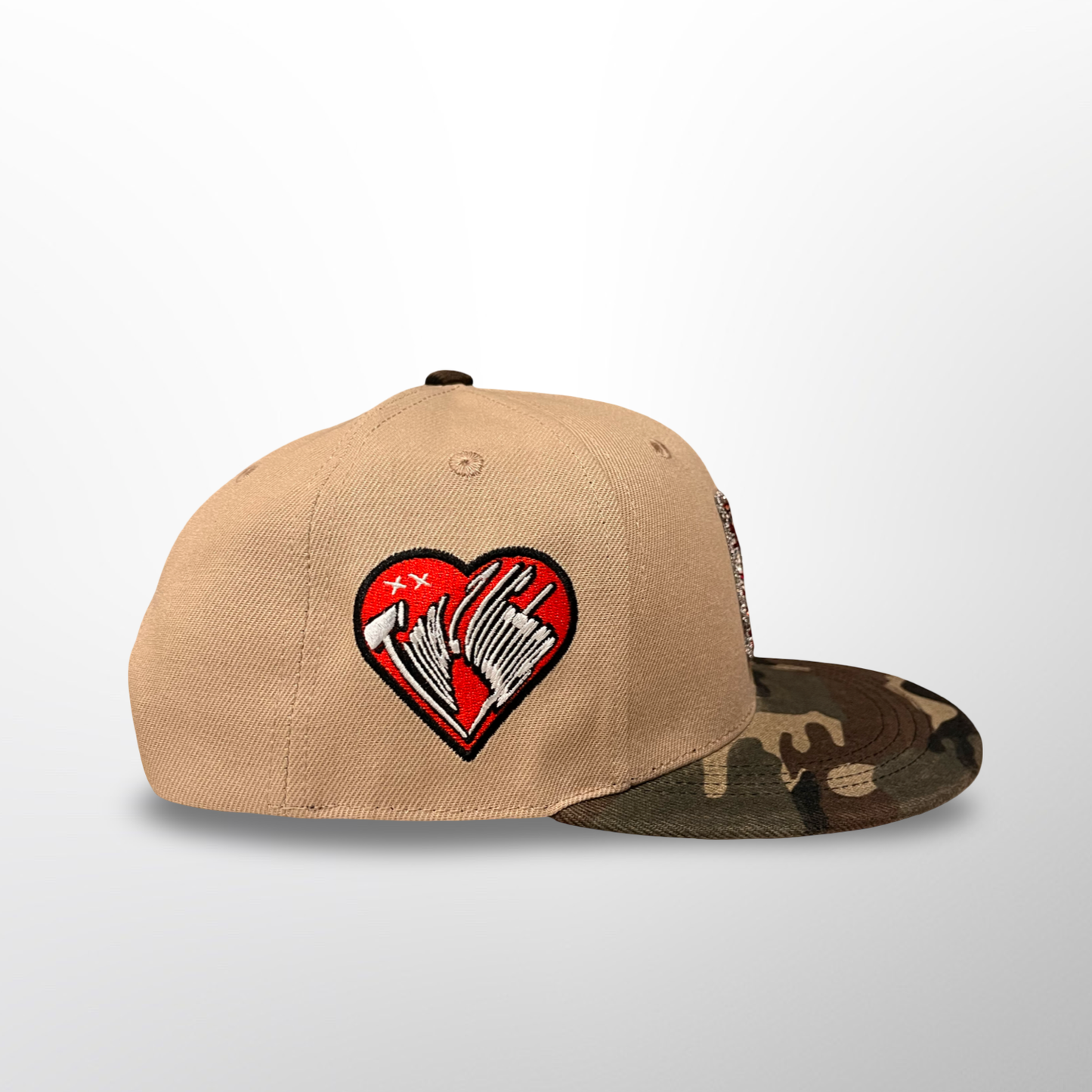 Diamonds Dancing LA - Tan/Camo Snap Back