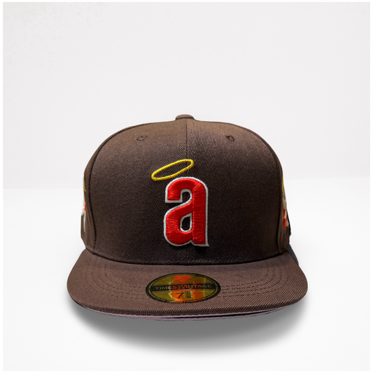 Angels In The Outfield - Brown Fitted