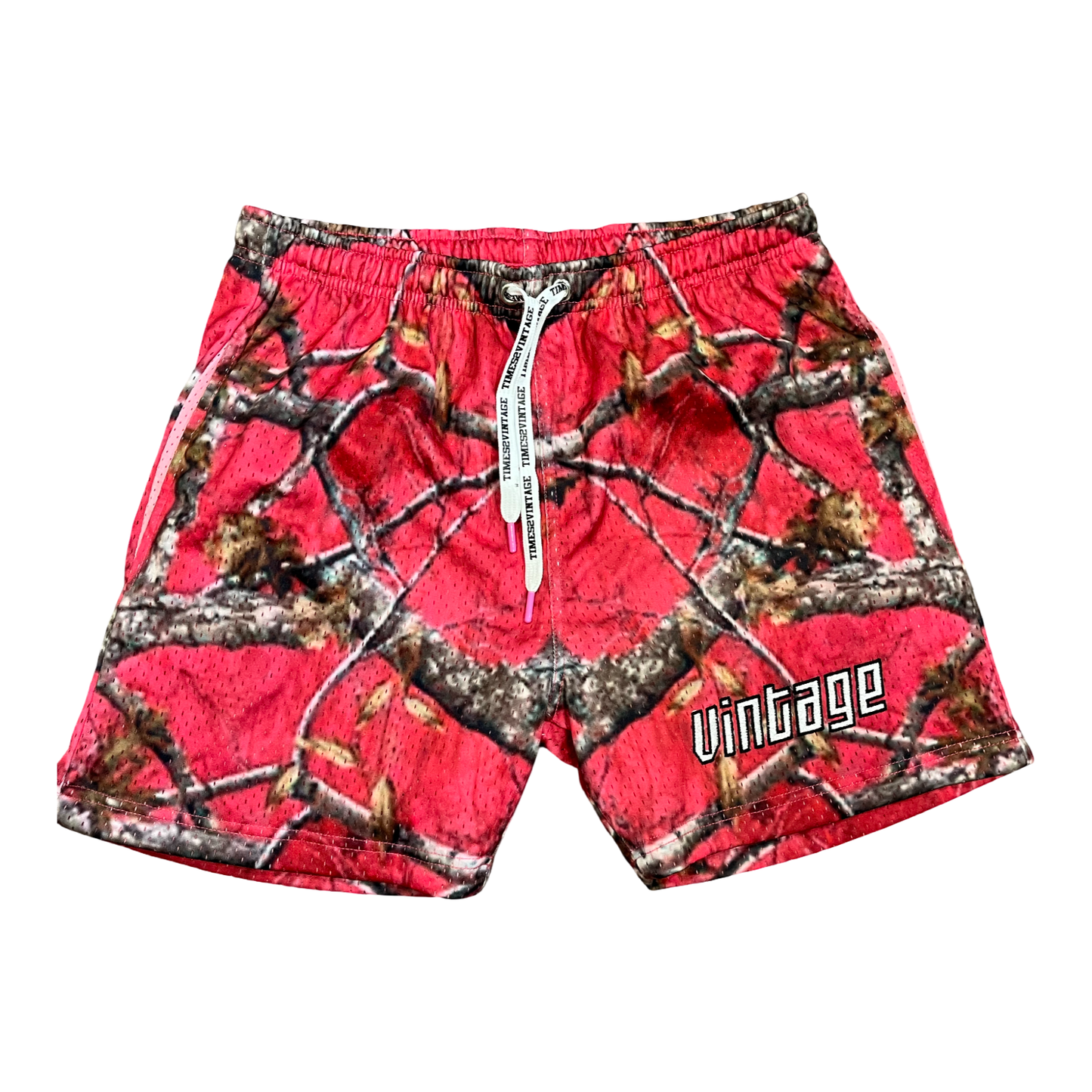On The Hunt Shorts - Pink RealTree Camo