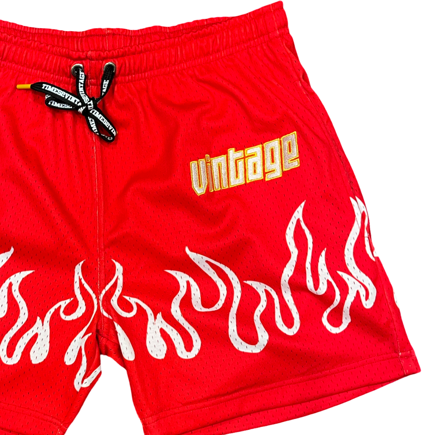 Light It Up Fire Shorts - Red