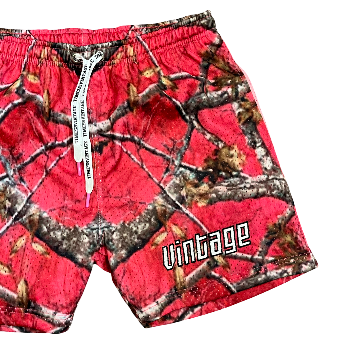 On The Hunt Shorts - Pink RealTree Camo