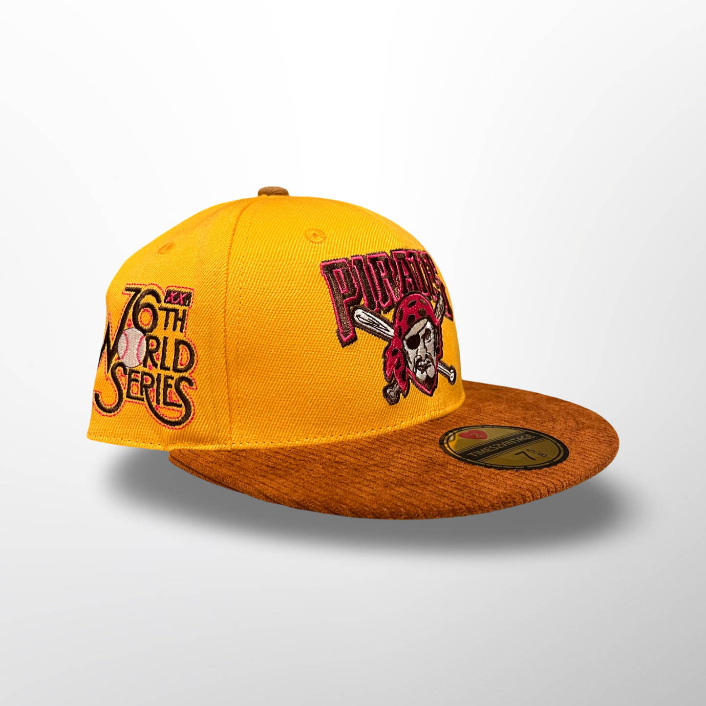 First Day Of School Pirates - Yellow/Brown Fitted
