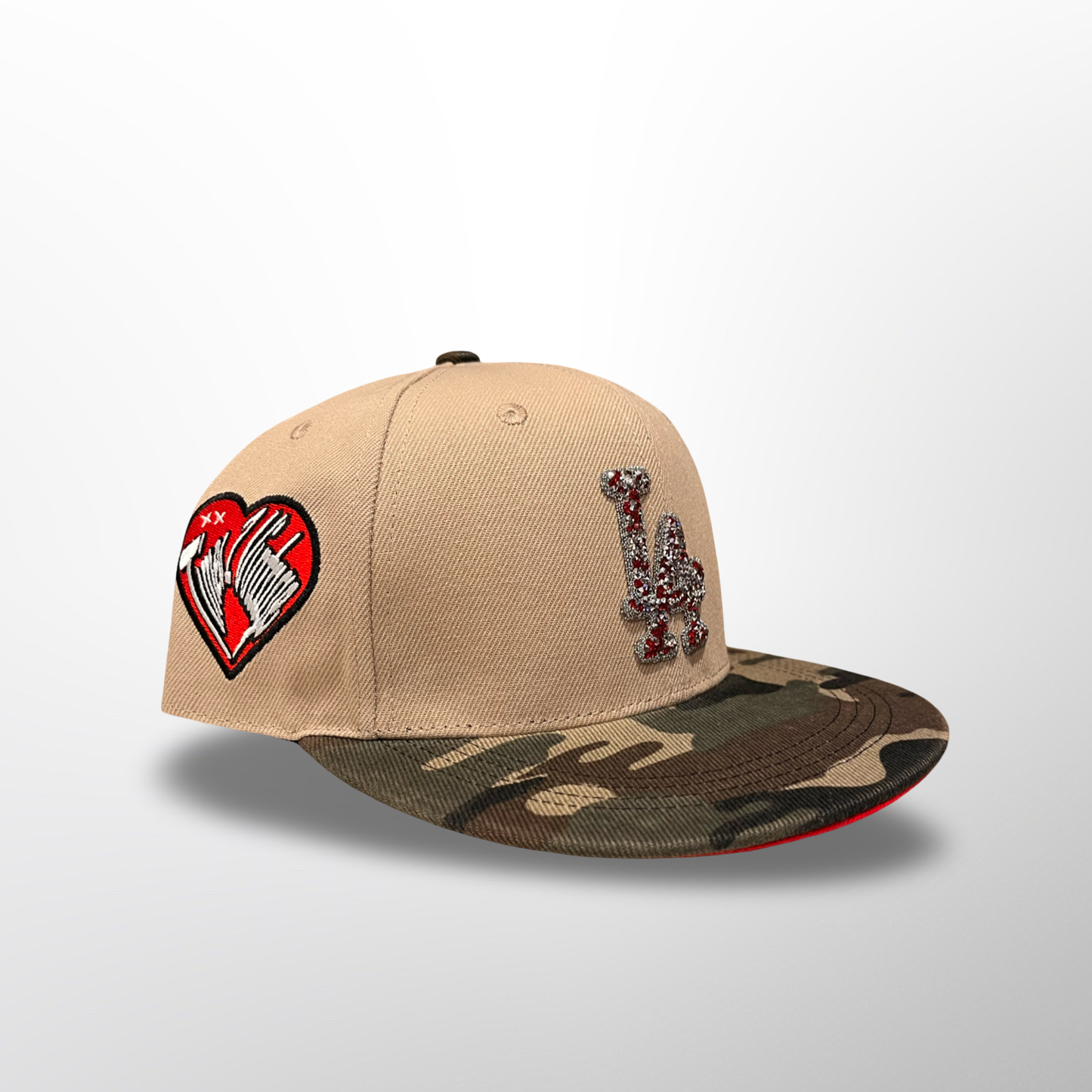 Diamonds Dancing LA - Tan/Camo Snap Back