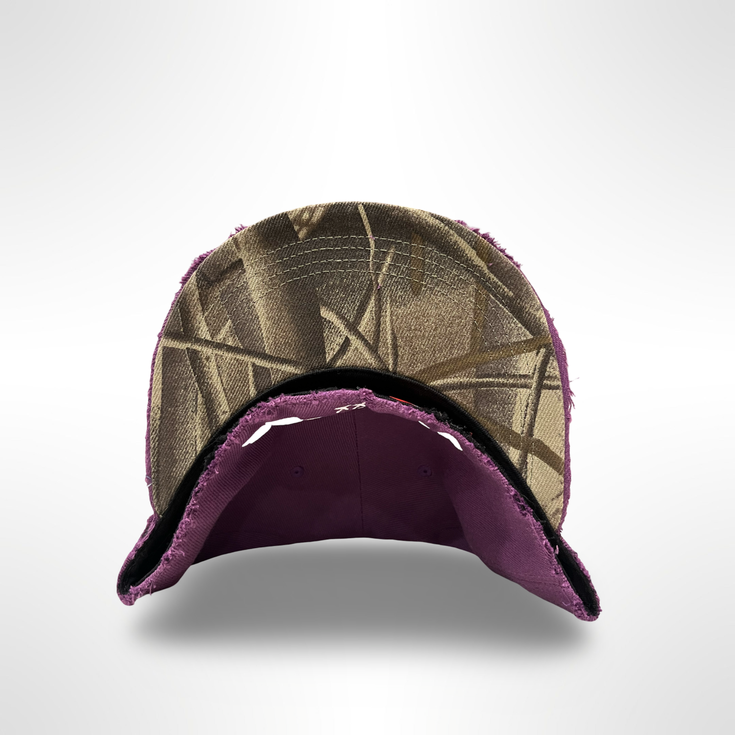 Distressed I Love Houston - Purple Fitted