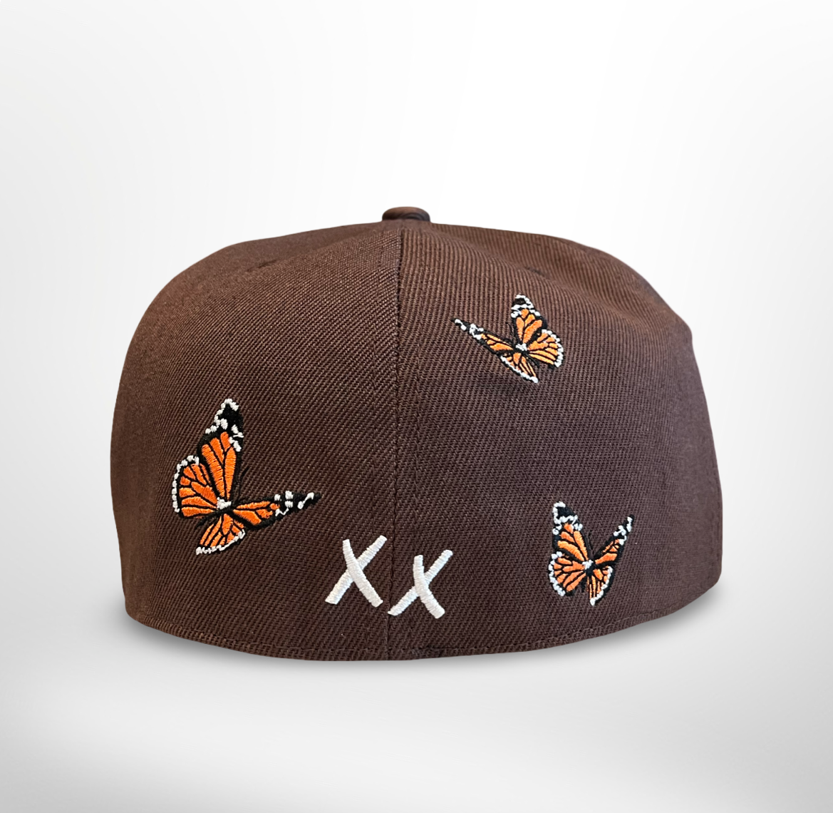 Boston Butterflies - Brown Fitted