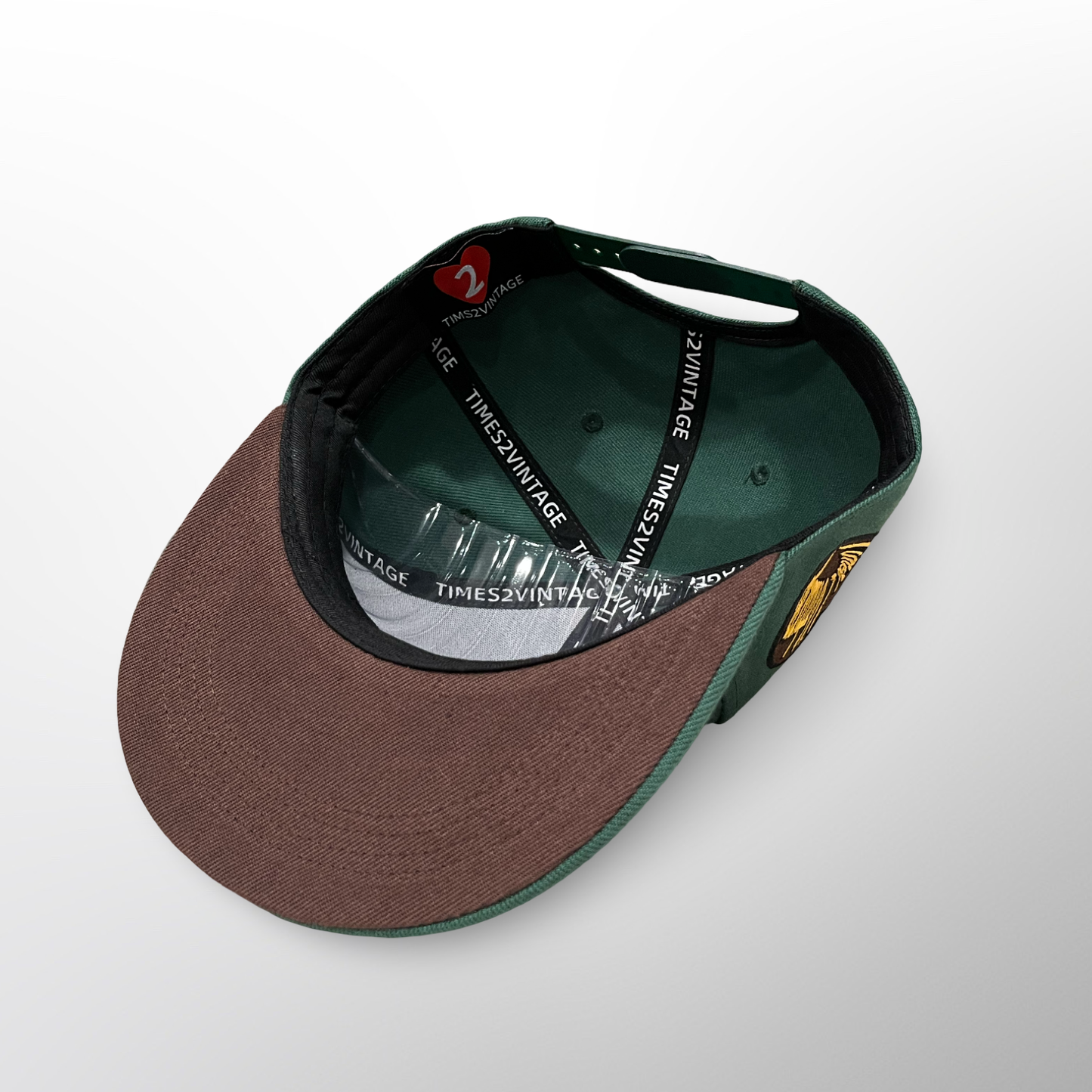 Vintage Sunflower - Green Snap Back