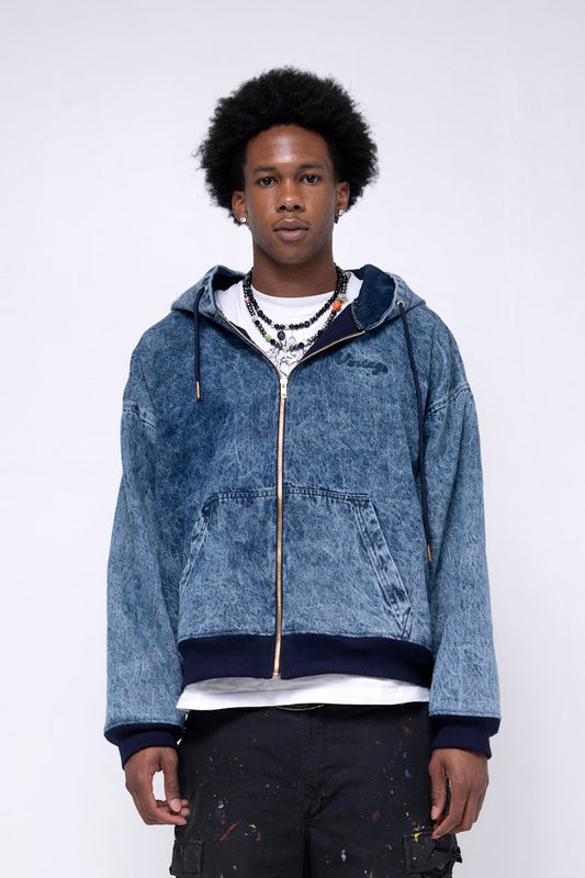 V1 Worker Jacket - Acid Wash