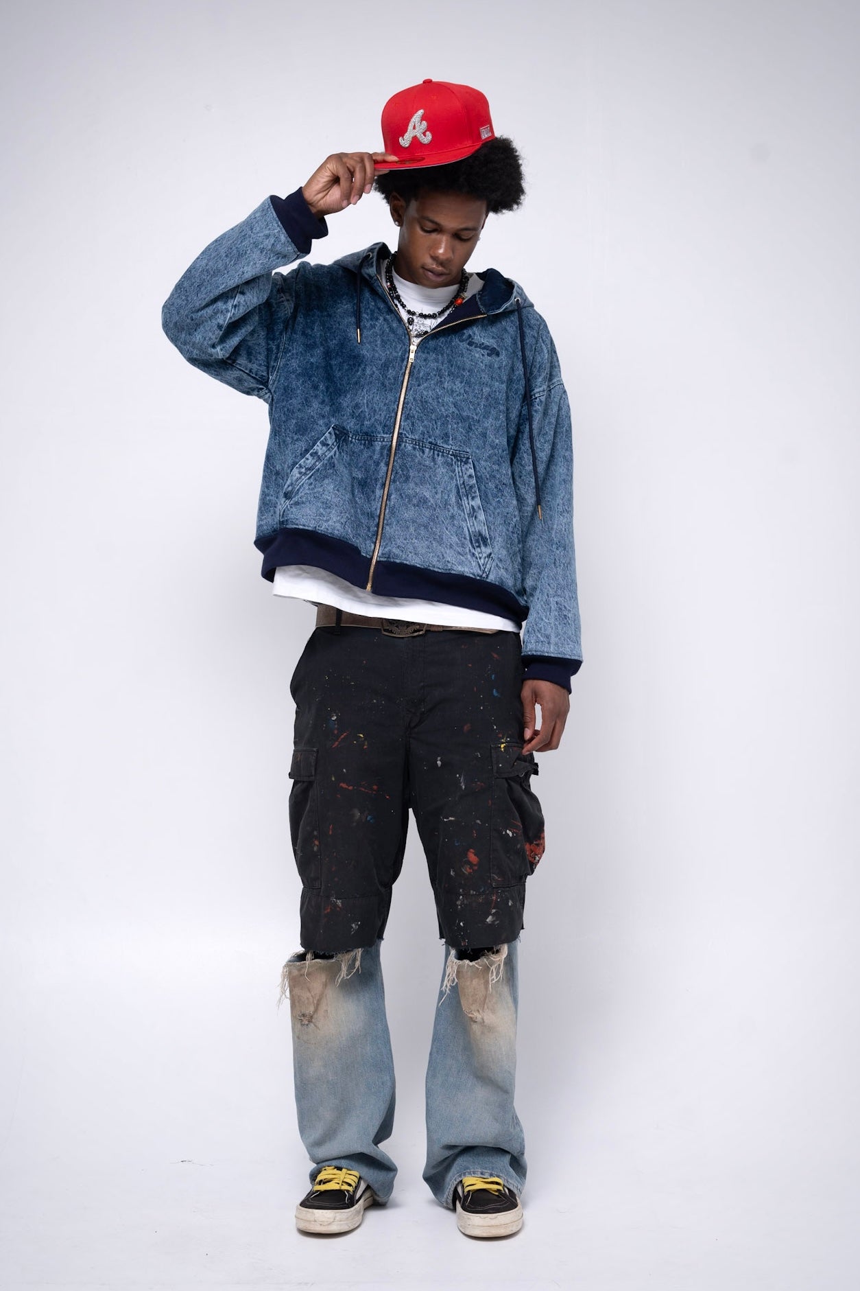 V1 Worker Jacket - Acid Wash