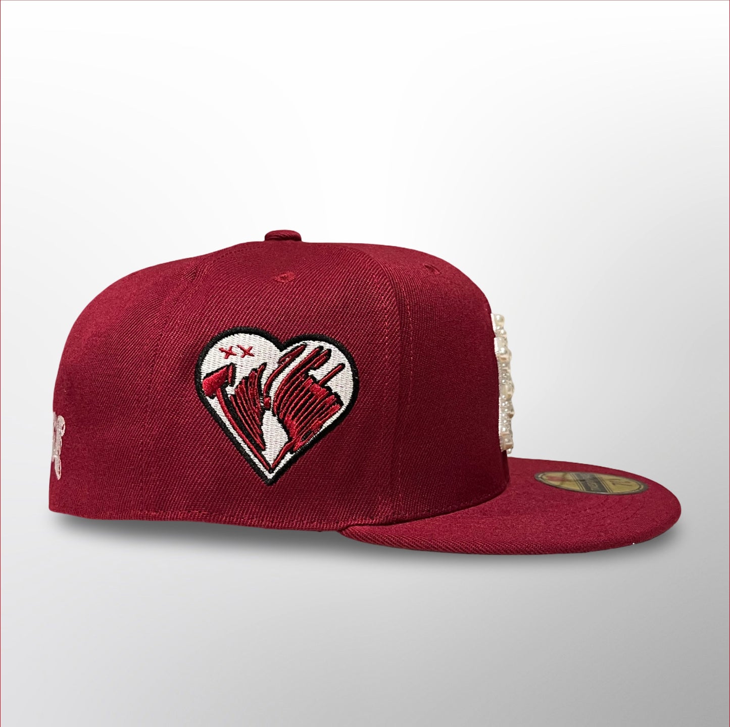 Pearl World NY - Burgundy Fitted
