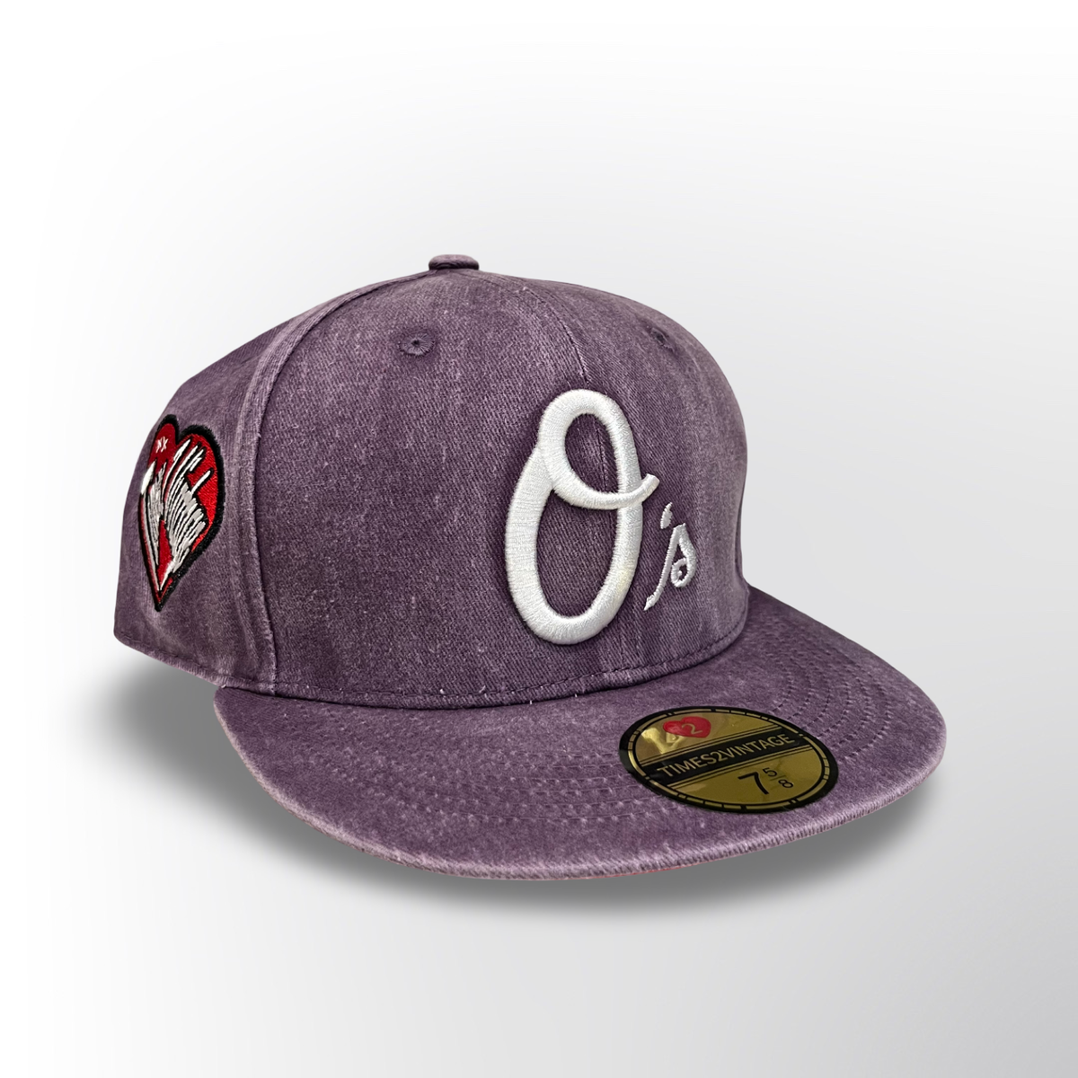 Stonewash Loves Baltimore - Purple Fitted