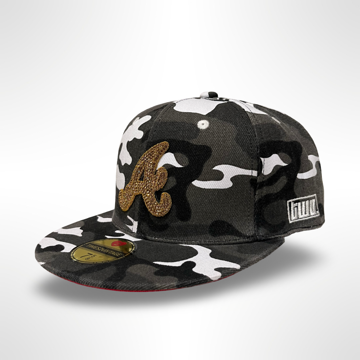 Diamonds Dancing ATL - White Camo Fitted