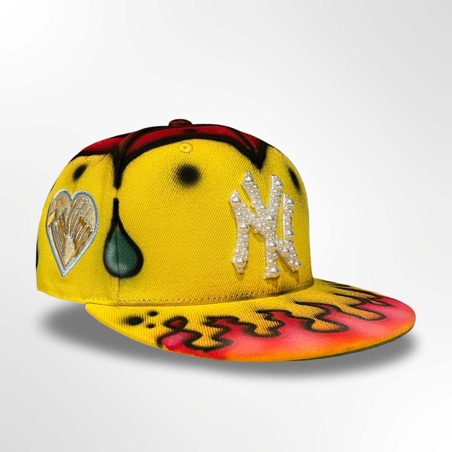 Afrobaby Dirty Pearls NY - Yellow Fitted