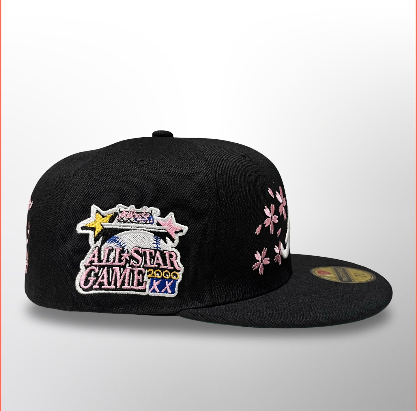 Cherry Blossom ATL - Black Fitted