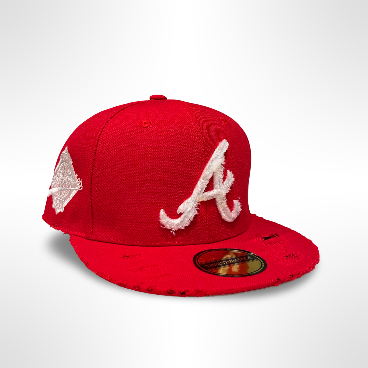 Distressed ATL - Red Snap Back