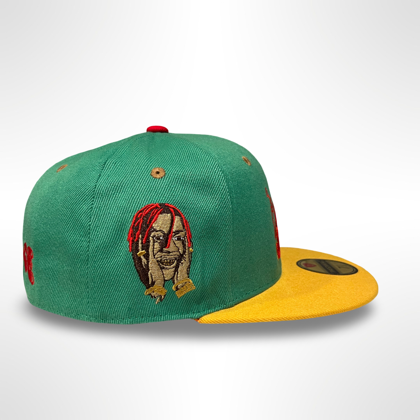 What The Concrete ATL - Green/Yellow Fitted
