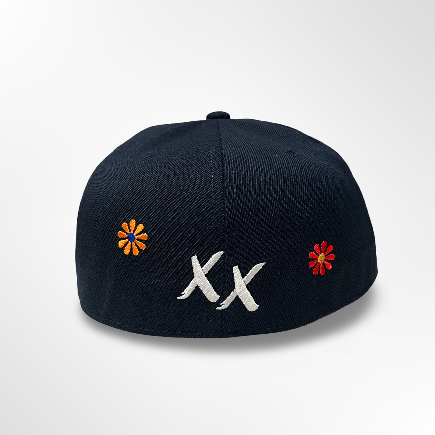 Chicago Bloom - Navy Blue Fitted
