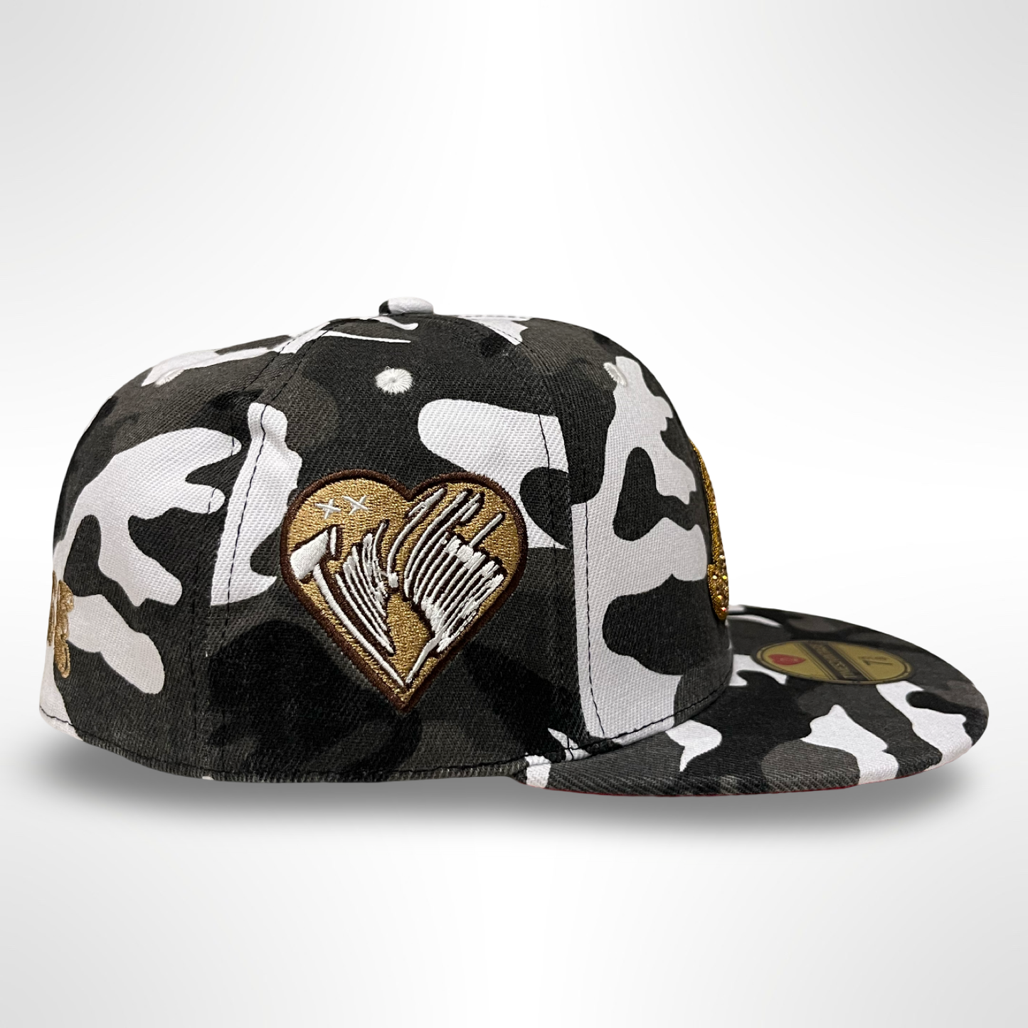 Diamonds Dancing ATL - White Camo Fitted