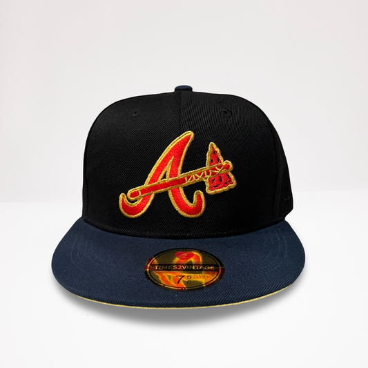 Late Night Game - Black/Navy Blue Fitted