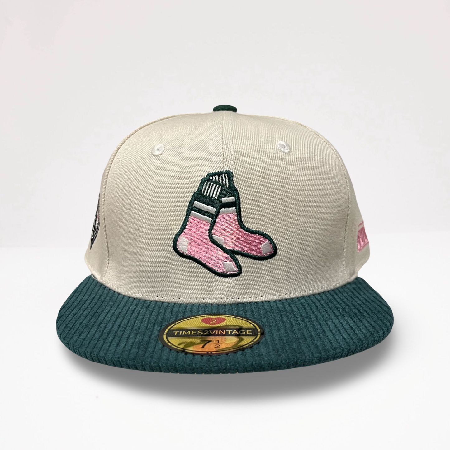 Cozy Boston RedSox - Creme/Green Fitted