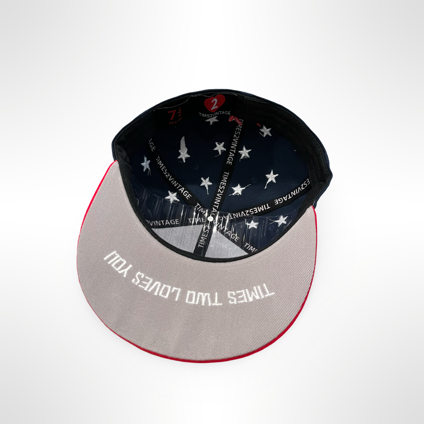 Home Of The Braves - Blue/Red Fitted