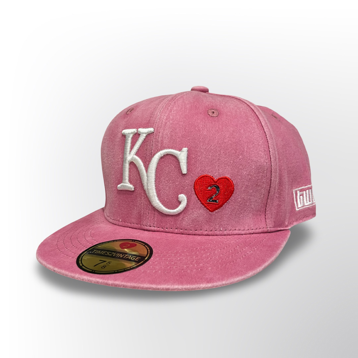 Stonewash Loves KC - Pink Fitted