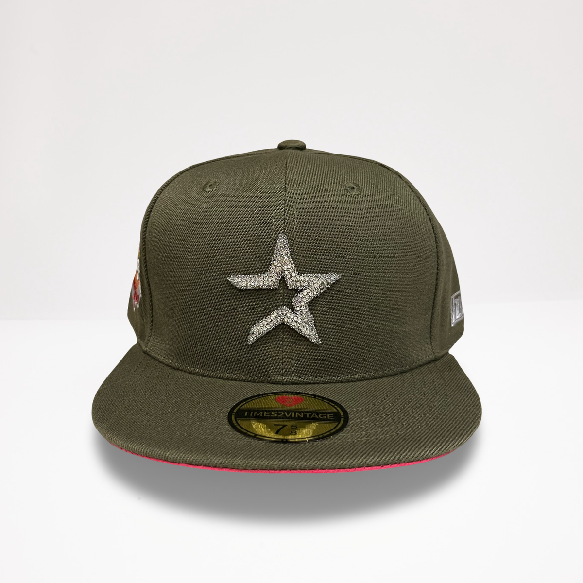 Diamonds Dancing Astros - Olive Green Hat