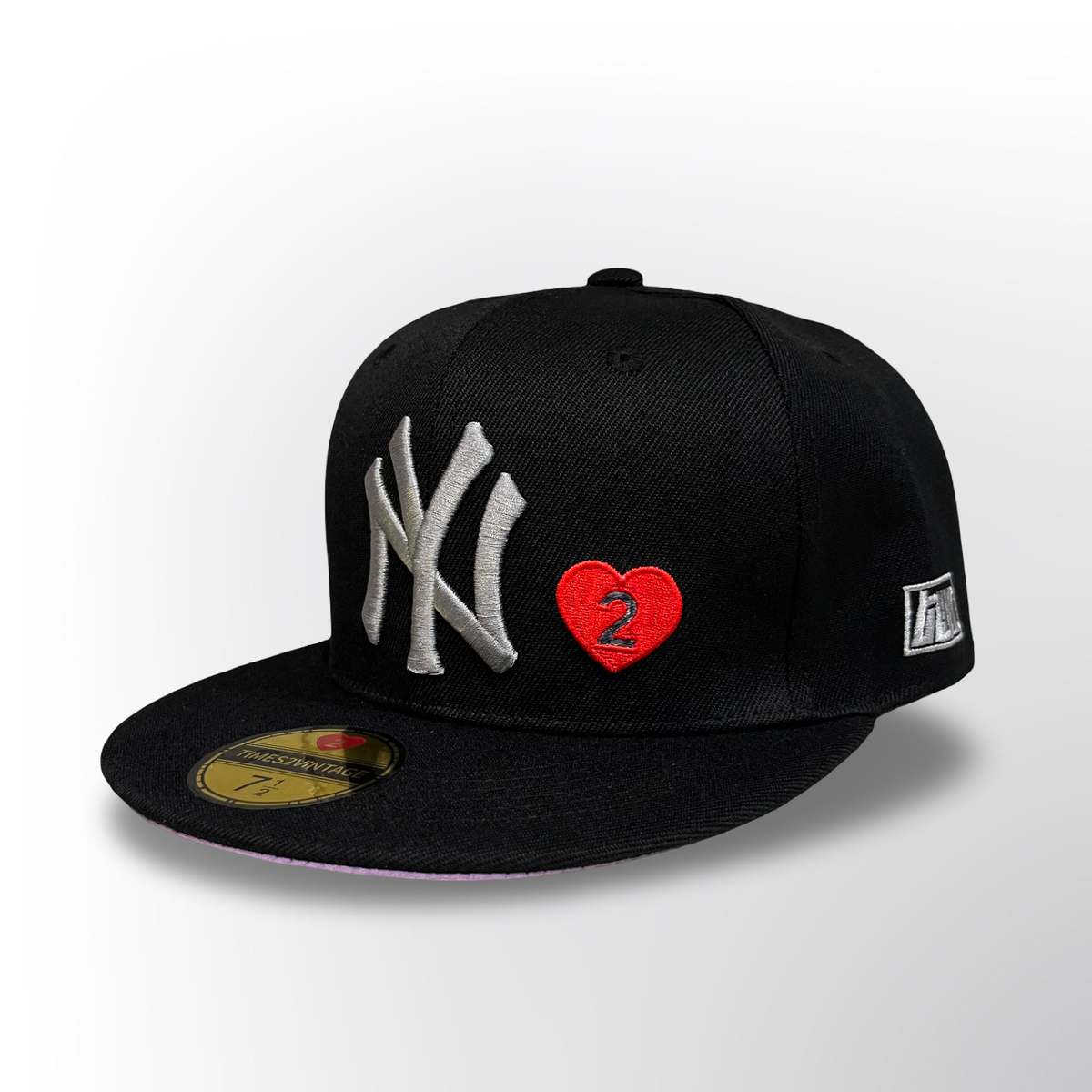 Classic NY Love - Black Fitted