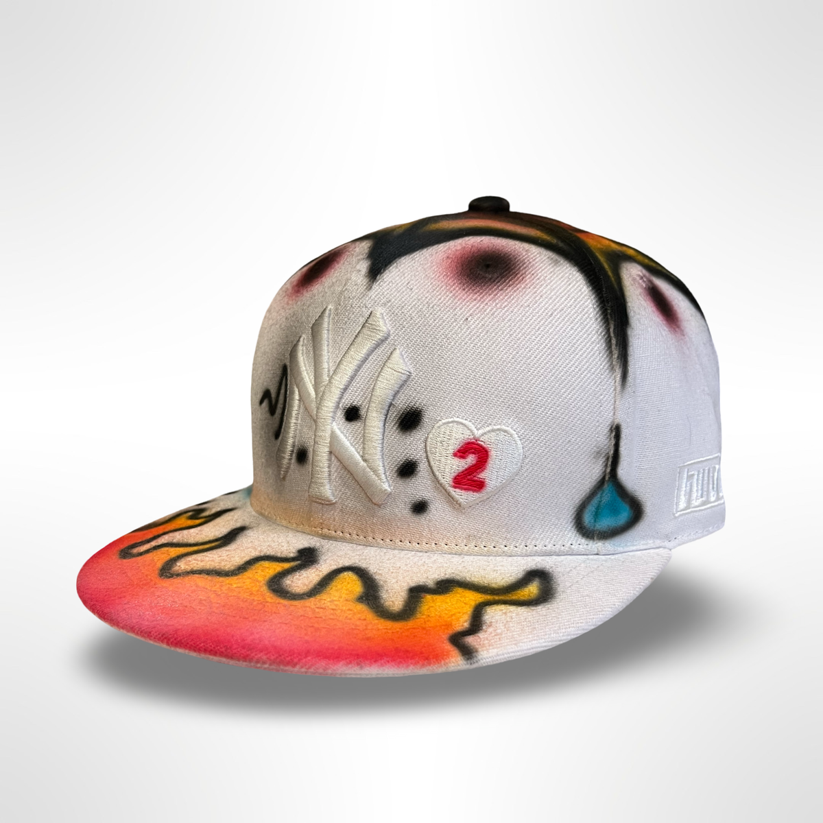 Afrobaby Graffiti NY - White Fitted