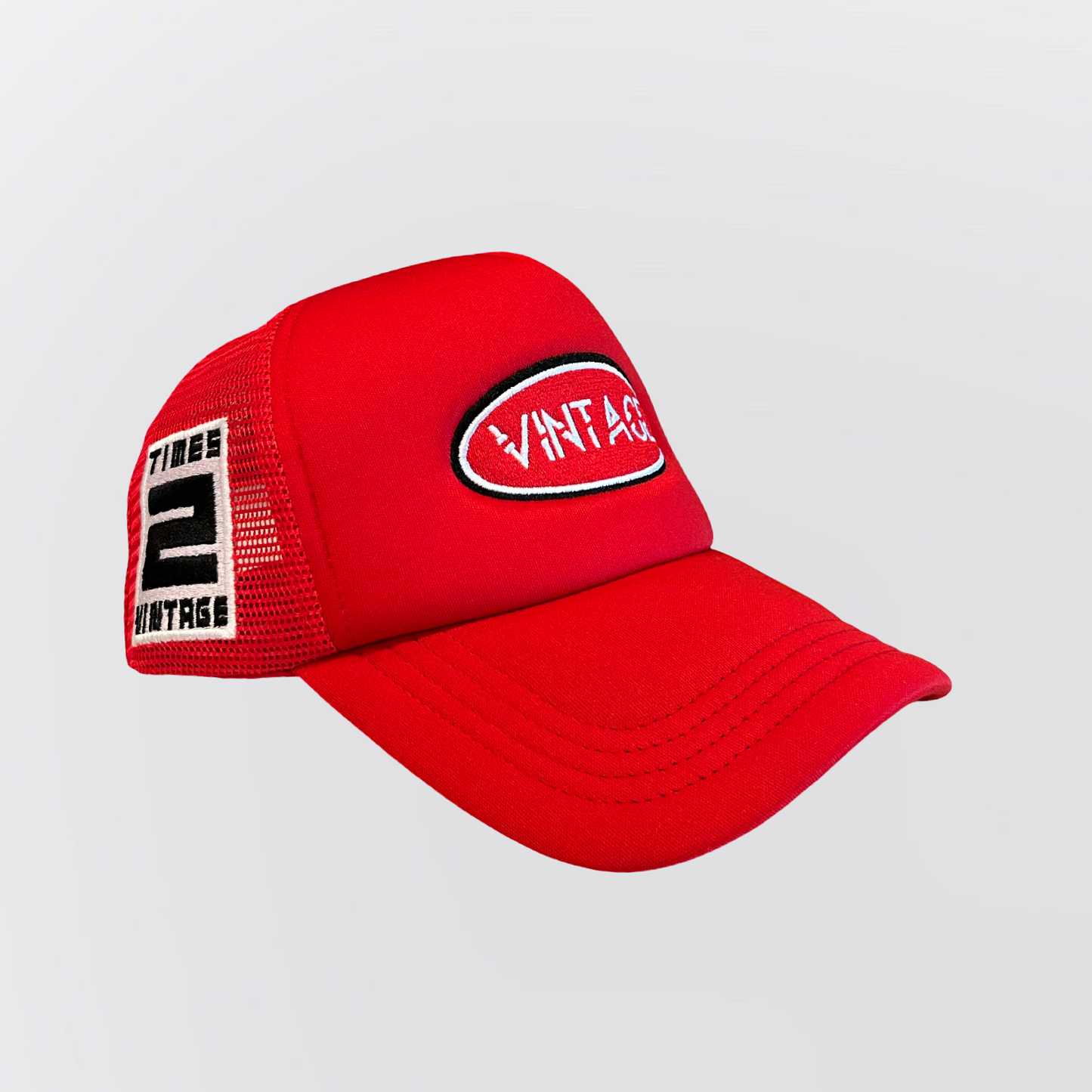 Classic Vintage Trucker - Red Trucker