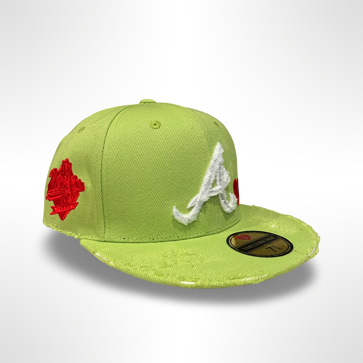 Distressed ATL - Grinch Green Fitted