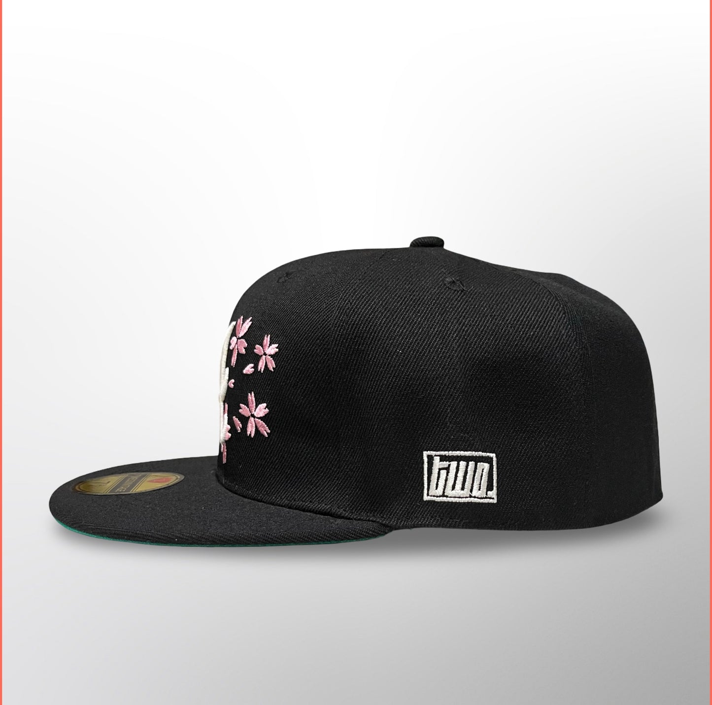 Cherry Blossom ATL - Black Fitted