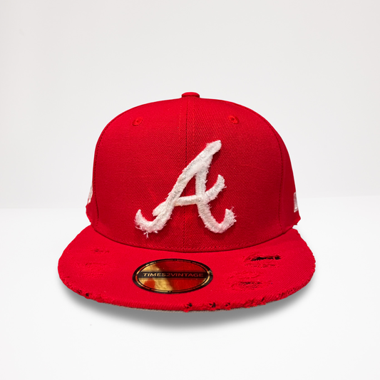 Distressed ATL - Red Snap Back