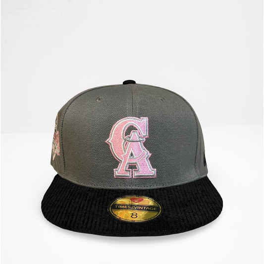I Love The Angels - Grey/Black Fitted