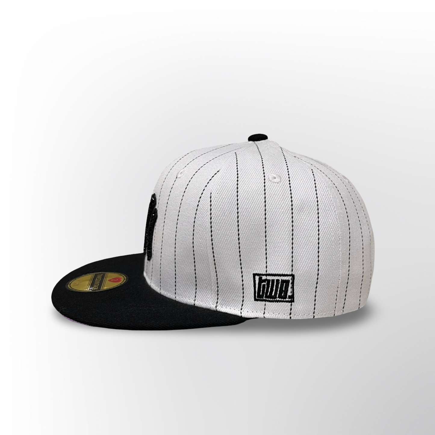 Bronx Bomber  - Pinstripe/Black Snap Back