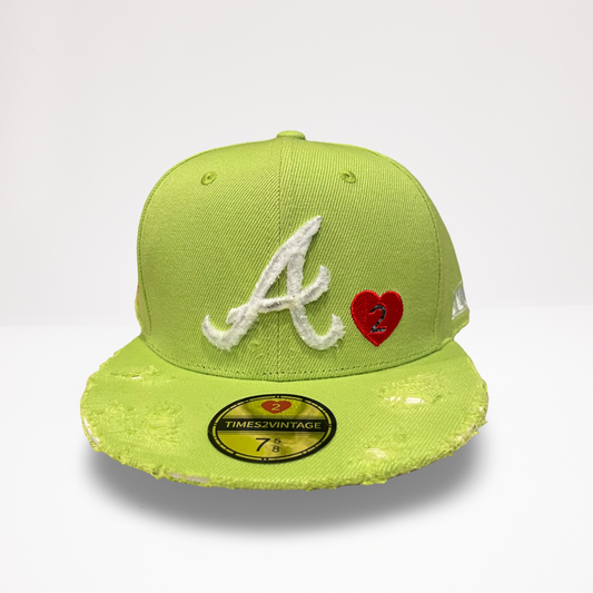 Distressed ATL - Grinch Green Fitted
