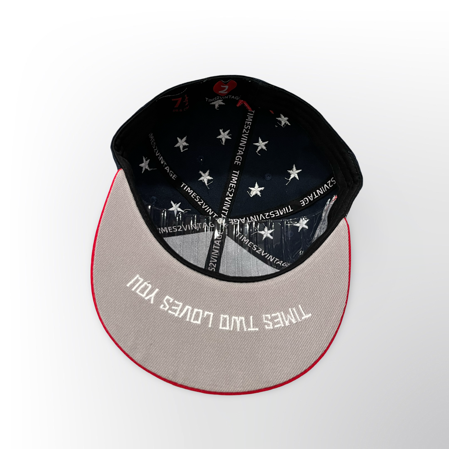 Land of The Free NY - Navy/Red Fitted