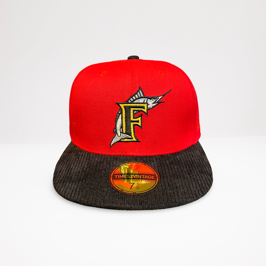 I Love FL - Red/Black Fitted