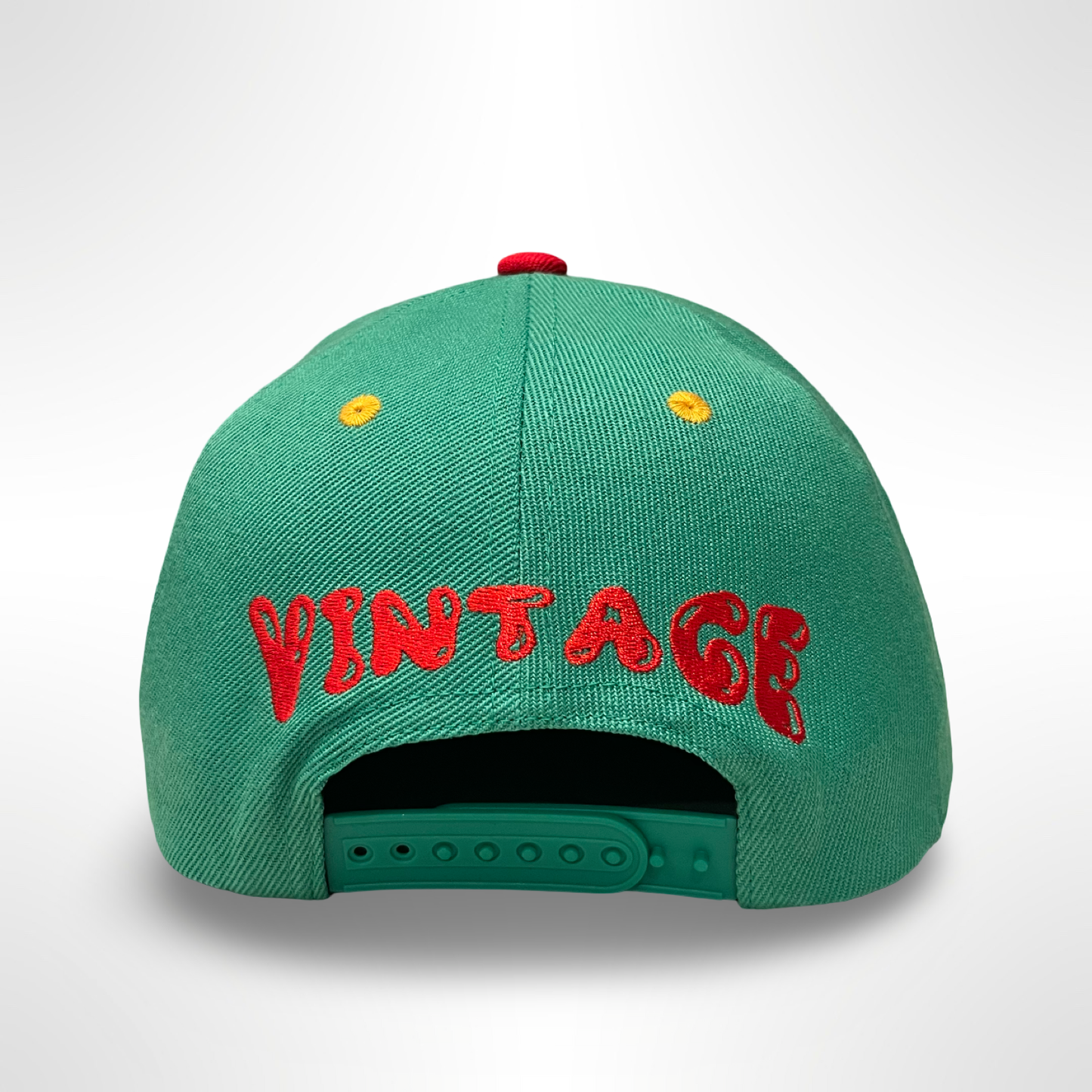 What The Concrete ATL - Green/Yellow Snap Back