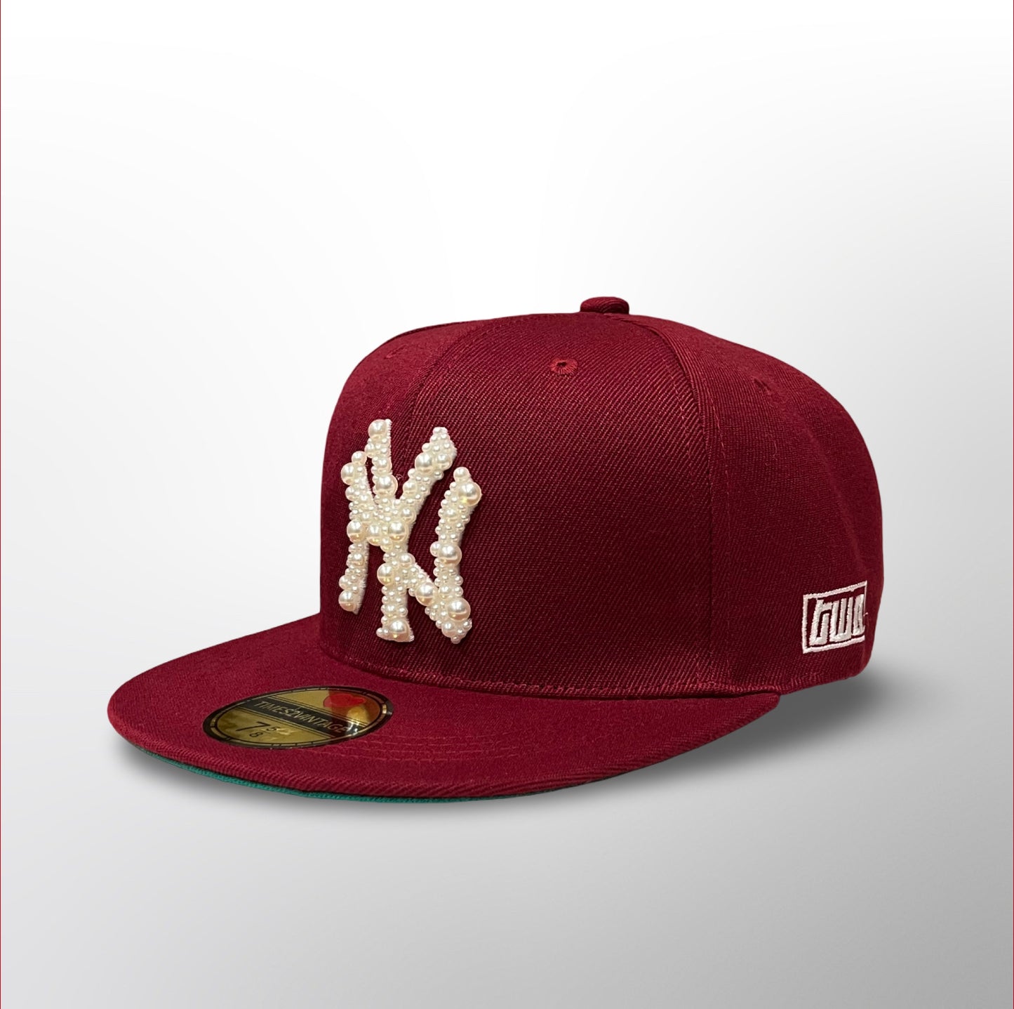 Pearl World NY - Burgundy Fitted