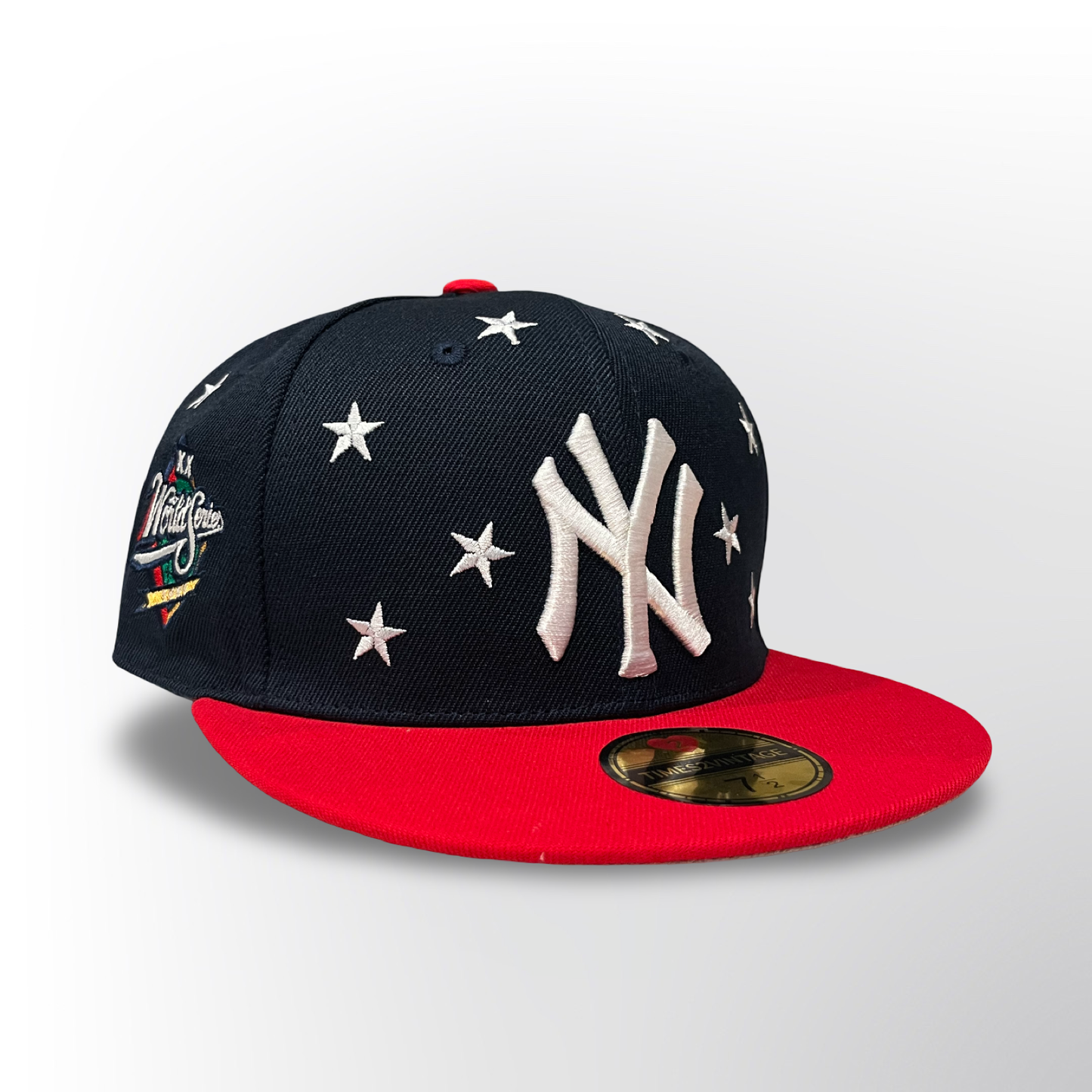 Land of The Free NY - Navy/Red Fitted