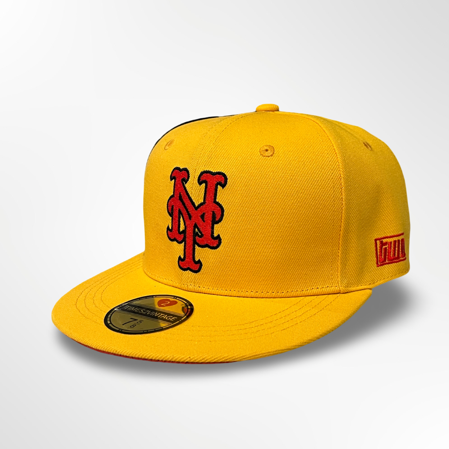 Big Lights Mets - Yellow/Black Fitted