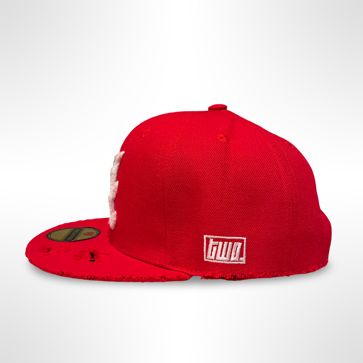 Distressed ATL - Red Snap Back