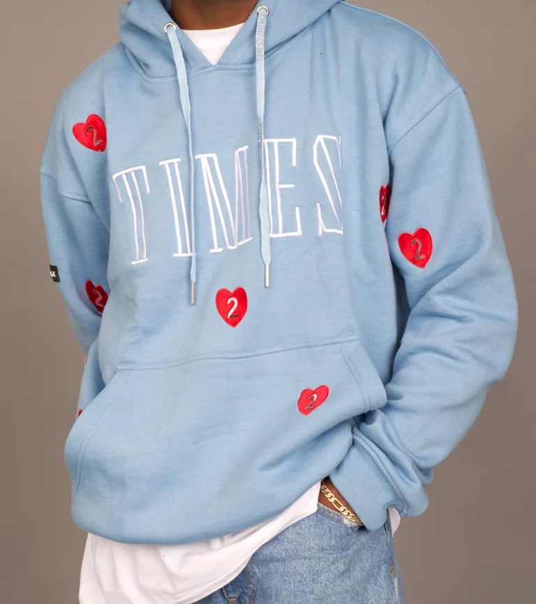 Heart To Heart - Blue Hoodie